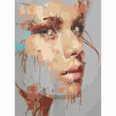 Painting by Numbers Abstract Art Woman Face Modern Art